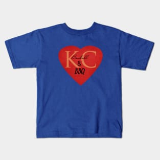 KC Baseball and BBQ Kids T-Shirt